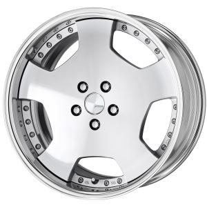 ■Size: 19 inches
■Disc: Cut clear (standard)
■Rim: FULL REVERSE (shape)/Buff anodized (standard)
■Center cap: Standard