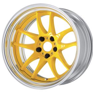■Size: 18inch
■Disc: Deep concave (shape)/Hornet yellow (custom)
■Rim: STEP RIM (shape)/Buff anodized (standard)