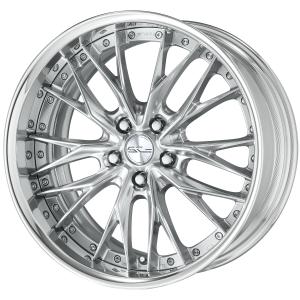 ■Size: 19inch
■Disc: Silky rich silver (standard)
■Rim: FULL REVERSE (shape)/buff anodized (standard)
■Center cap: Spin (standard)