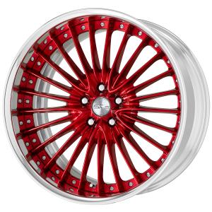 ■Size: 21 inches
■Disc: Candy Red (Custom)
■Rim: FULL REVERSE (Shape)/Buff Anodized (Standard)
■Center Cap: Spin (Standard)