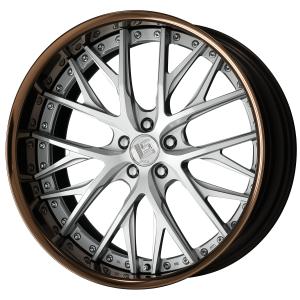 ■Size: 22 inches
■Disc: Painted/Light grayish silver (standard)
■Rim: FULL REVERSE (shape)/Bronze anodized (custom)
■Center cap: Hairline (standard)