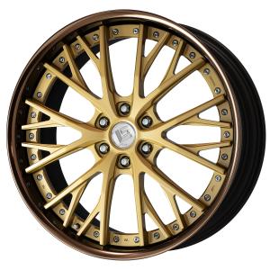 ■Size: 24 inches
■Disc: Painted/Gold (standard)
■Rim: FULL REVERSE (shape)/Bronze anodized (custom)
■Center cap: Hairline (standard)