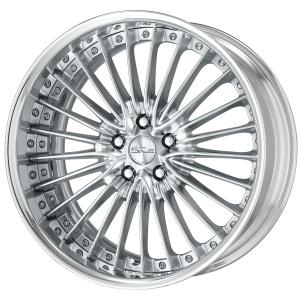 ■Size: 20inch
■Disc: Silky rich silver (standard)
■Rim: FULL REVERSE (shape)/buff anodized (standard)
■Center cap: Spin (standard)