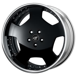 ■Size: 20 inches
■Disc: Black (standard)
■Rim: FULL REVERSE (shape)/Buffed anodized (standard)
■Center cap: Black/W emblem (optional)