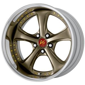 ■Size: 18inch
■Disc: Ashed titanium (custom)
■Rim: FULL REVERSE (shape)/Buffed anodized (standard)
■Center cap: Red (select option)
■Piercing bolt: Gold piercing bolt (custom)