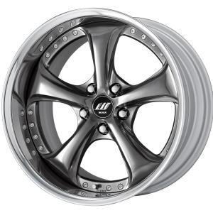 ■Size: 18 inches
■Disc: Brilliant Silver Black (standard)
■Rim: FULL REVERSE (shape)/Buff Anodized (standard)
■Center cap: Black/W emblem (optional)