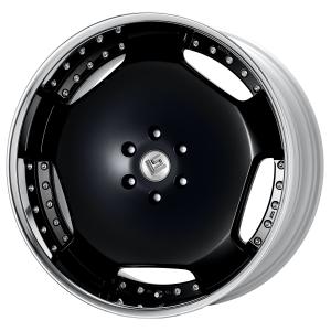 ■Size: 24 inches
■Disc: Painted/Black (standard)
■Rim: FULL REVERSE (shape)/Buffed anodized (standard)
■Center cap: Hairline (standard)